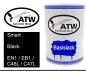 Preview: Smart, Black, EN1 / EB1 / C46L / C47L: 500ml Lackdose, von ATW Autoteile West.